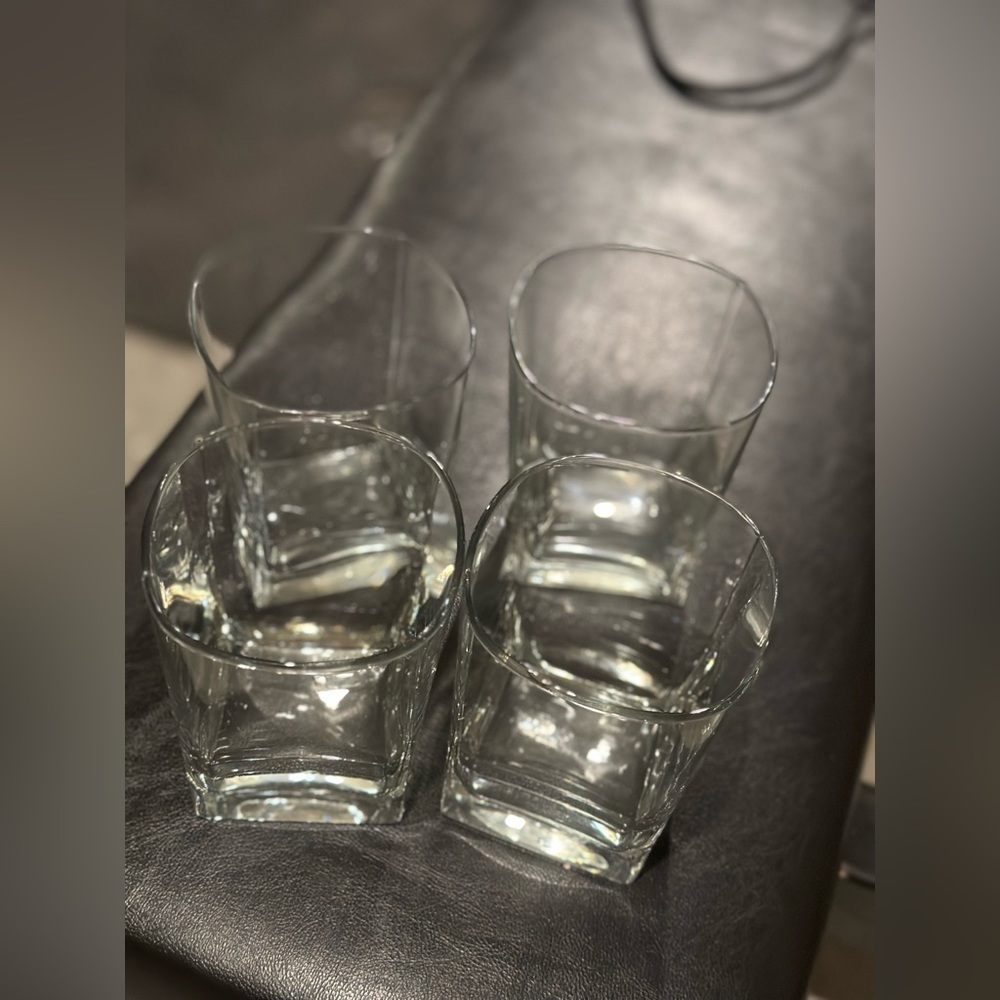 16pc clear & designed Drinkware